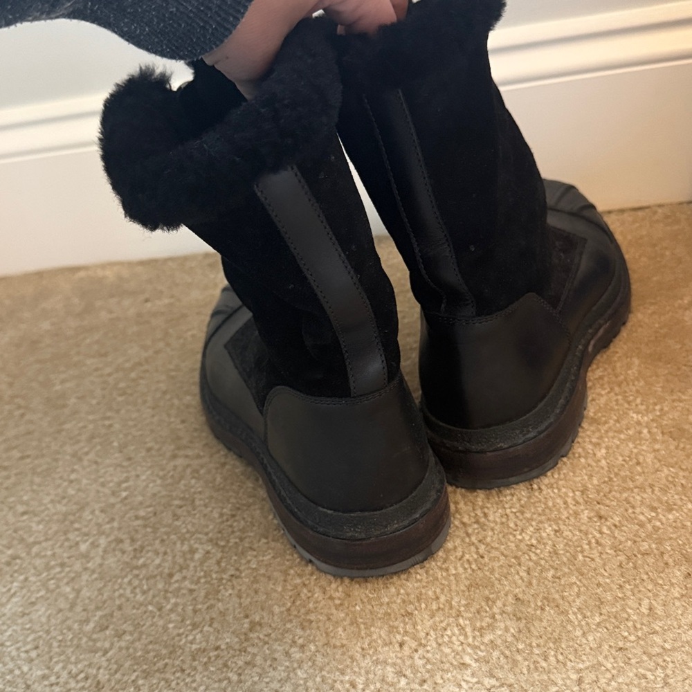 CHANEL Black Winter Boots - Picture 8 of 9